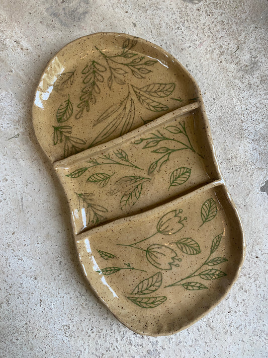 Floral Tray 🌿