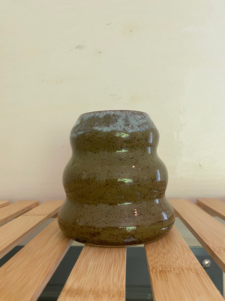 Small Frosted Vase
