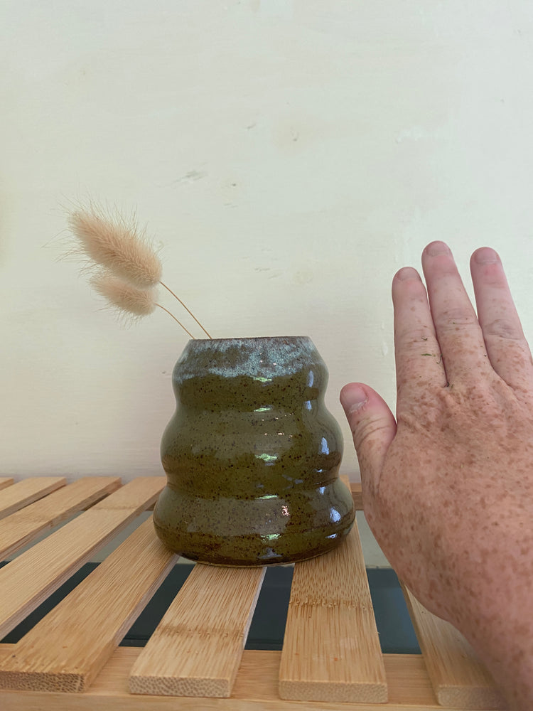 Small Frosted Vase
