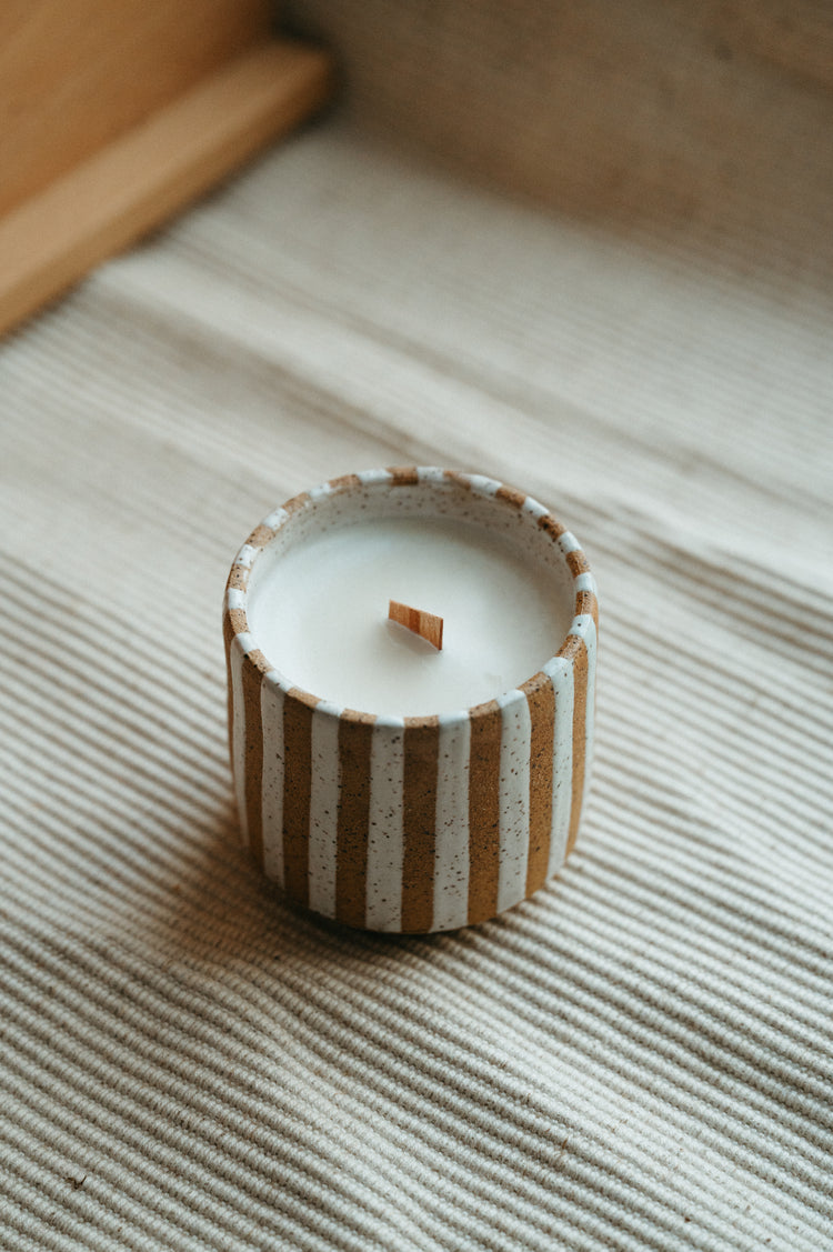 Striped Candle